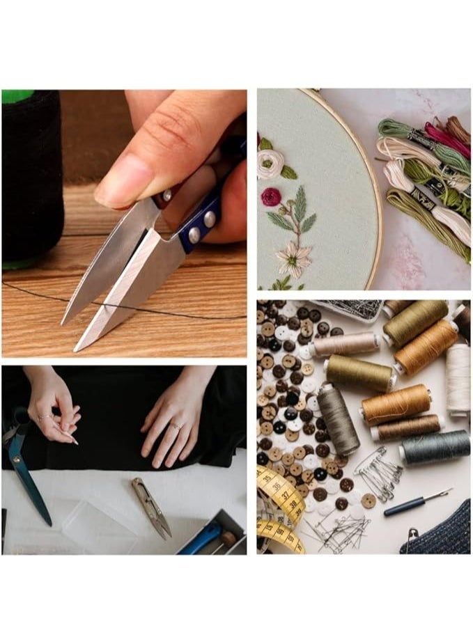 Mini Sewing Scissors, Multi-Colour, Metal Handle Perfect for All Precision Cutting Needs in Sewing Projects and Crafts Suitable for Prolonged Use Without Hand Strain - Image 3